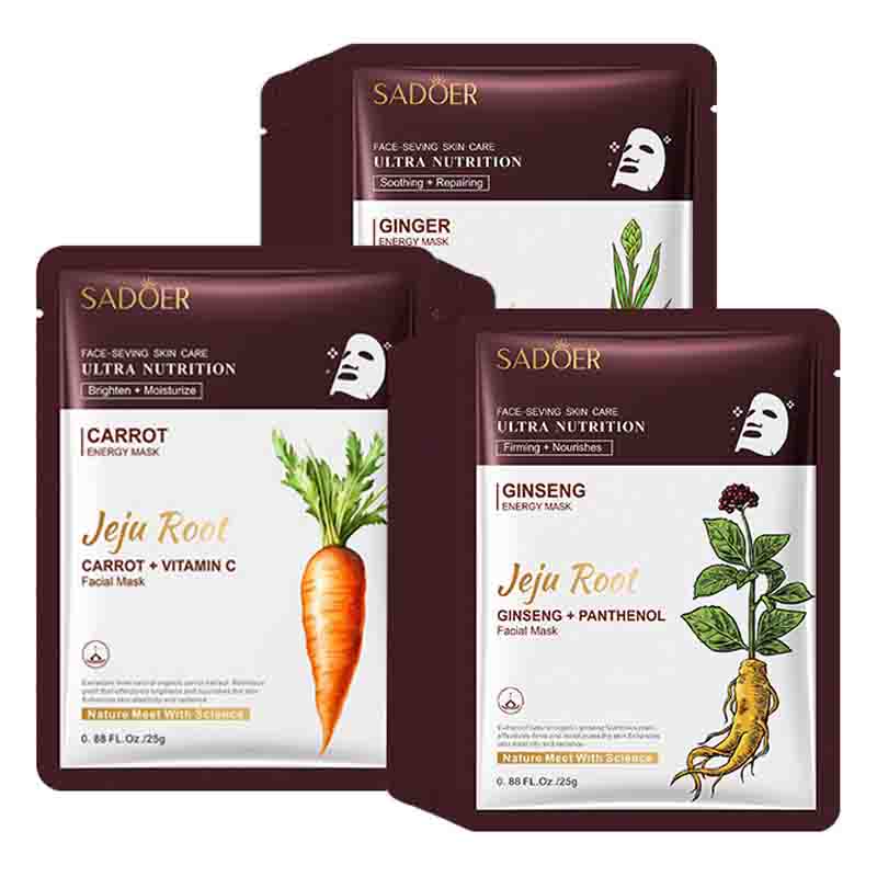 Root Stimulator Liquid - 5pcs SADOER Plant Wortels Gezichtsmasker Ginseng