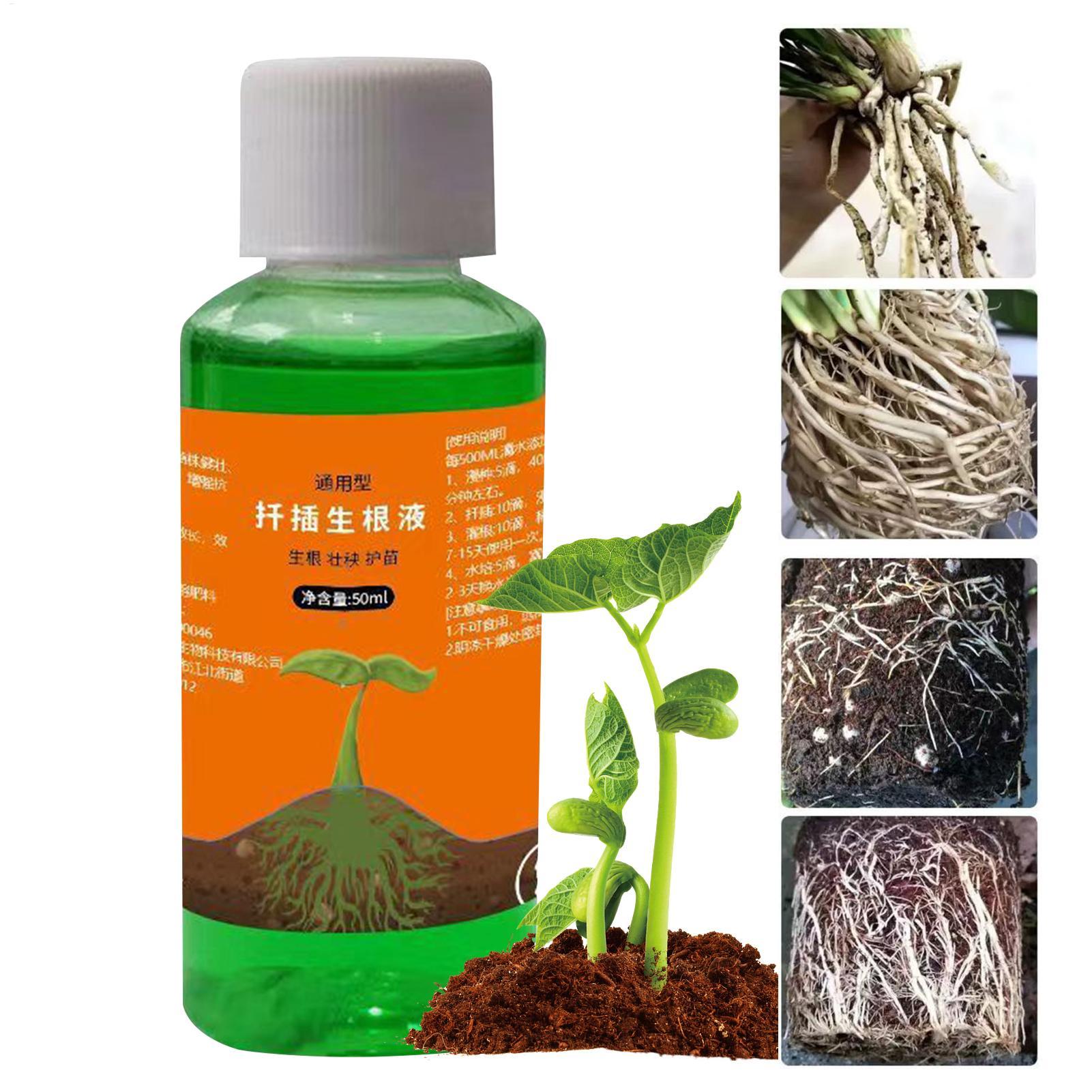 Root Stimulator Liquid - 50ml Transplantatie Voedingsoplossing Plant Snelle Wortelvorming